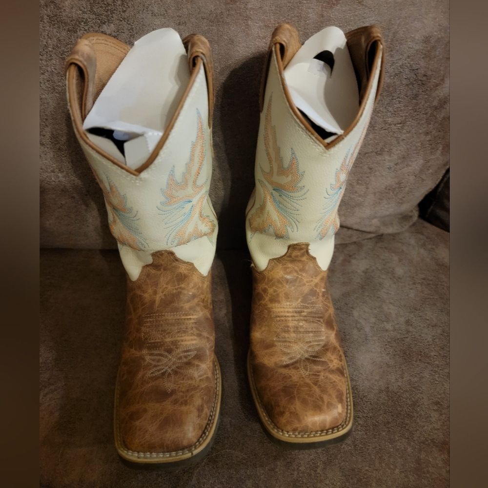 JUSTIN Kids 1D Western Riding Boots - Picture 10 of 11
